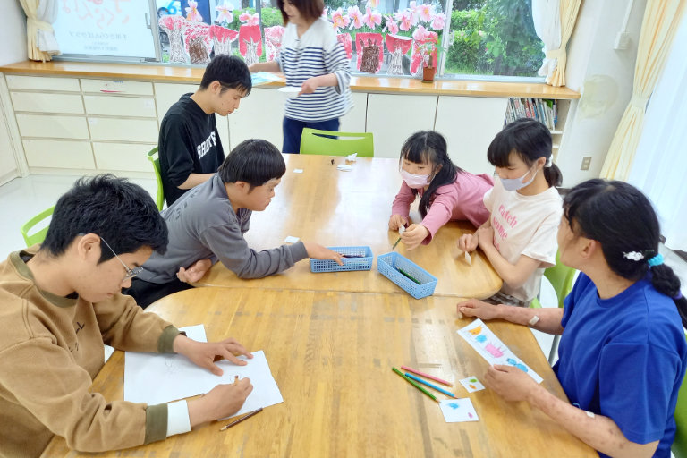 千川さくらんぼクラブ活動中の様子